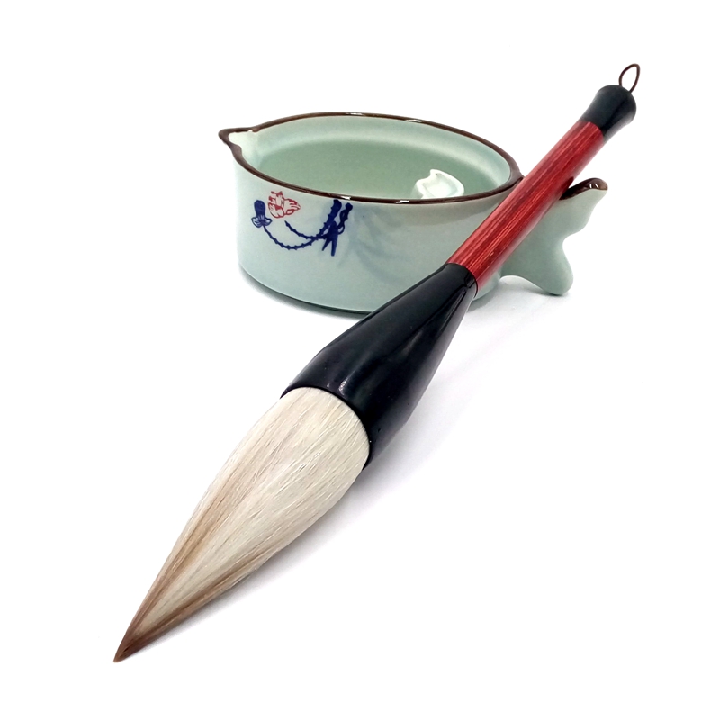 Wolf brush large brush large bucket pen Extra large and Milli large grab pen Oversized couplet hand grab pen bucket Chinese painting set