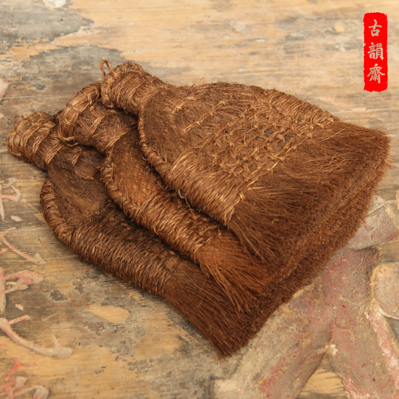Mounting material bristle brush traditional manual mounting tool pulping bracket mounting brown brush with handle