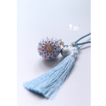 Hand Bow Material Bag Original Pure Whirlpool Handmade Car Pendant Japan And Wind Craft Companion Gift