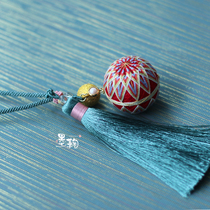 Hand Bow Ball Material Bag Original Ancient Rhyme Car Pendant Japan And Wind Hand Delivery Tutorial