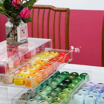 Triple group French original dress DMC8 Lace Thread Bracelet Bow Wire Embroidered manual DIY crochet new color full