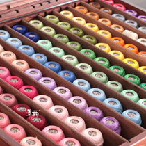 Three groups of French DMC80 lace thread Very fine crochet woven ear line 72 colors