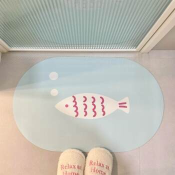 Korean style xiaoyu bathroom absorbent floor mat