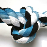 Игрушка для любителей собак с хлопковой хлопчатобумажной линейной узлами и молярами/мытьем зуба.