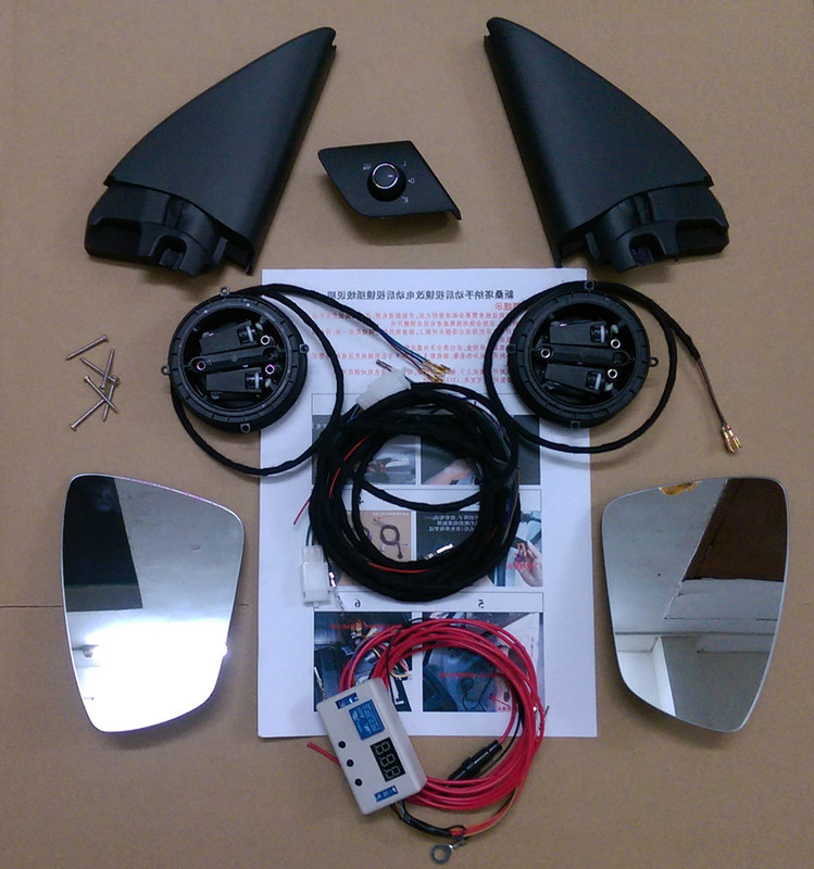 Volkswagen New Santana Manual Mirror Modified to Electric Mirror/Electric Mirror Heating Modification for New Santana Volkswagen New Santana Manual Mirror Modified to Electric Mirror/Electric Mirror Heating Modification for New Santana