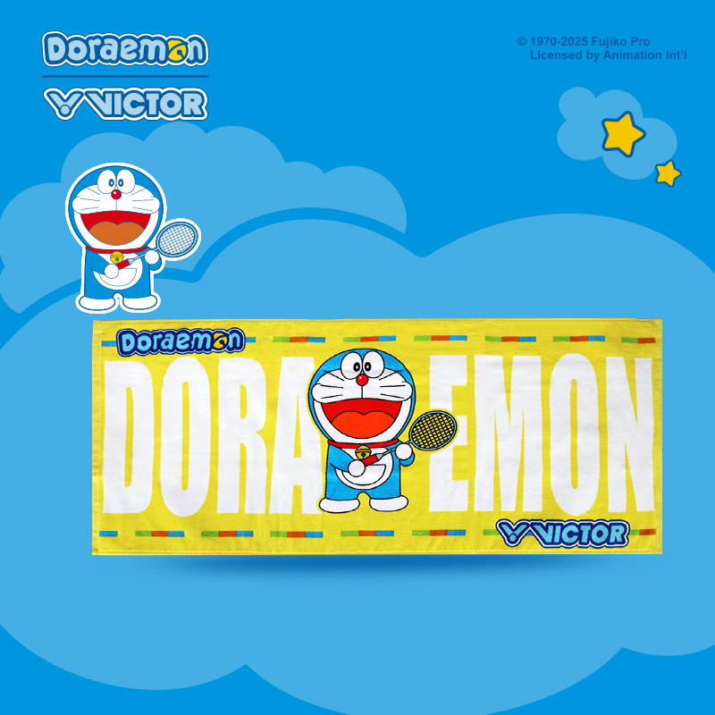 Victor Victor Victory Badminton Sports Towel Doraemon Co-Branded Sweat Absorbent Towel Tw511 512Drm Victor Victor Victory Badminton Sports Towel Doraemon Co-Branded Sweat Absorbent Towel Tw511 512Drm