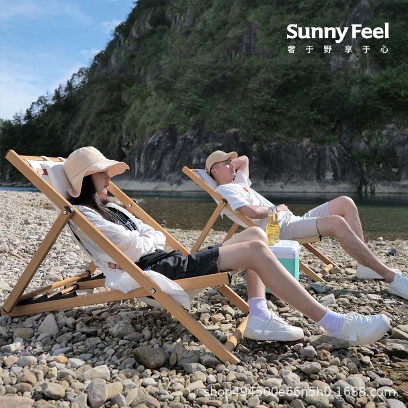 sunnyfeel mountain door outdoor folding chair portable backrest recliner aluminum alloy camping picnic beach chair