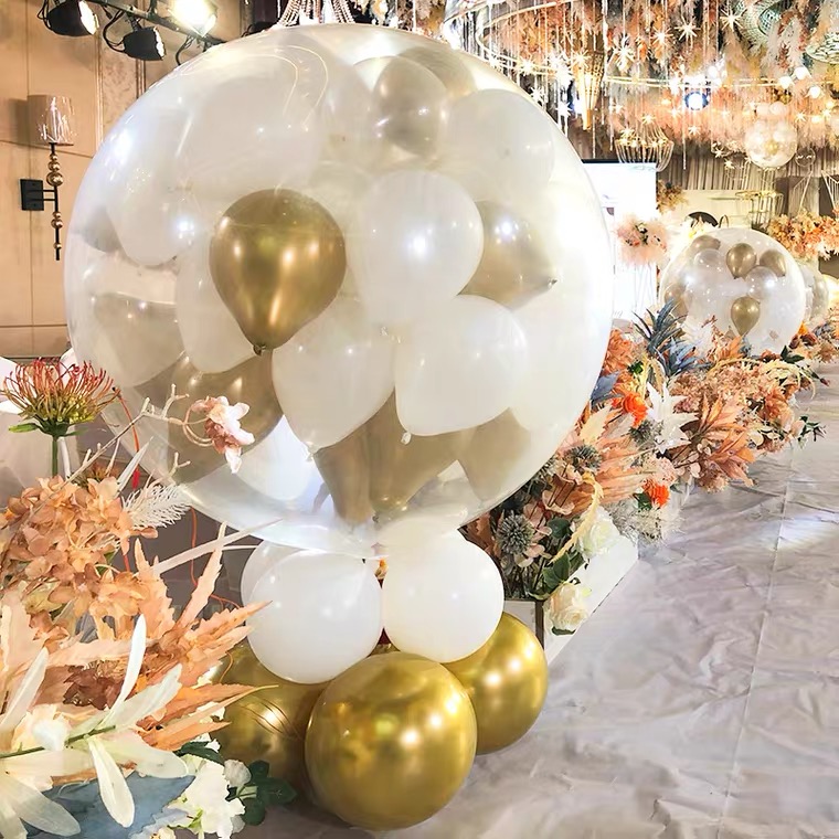 Round Ground Exploits Balloon Sky Bursting Ball Airburst Full Suit Making Tool Wedding Wedding Blasting Ball Happy Opening