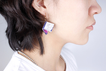 Mini beautiful book Mini earring book (pair) its time to blow your ears out