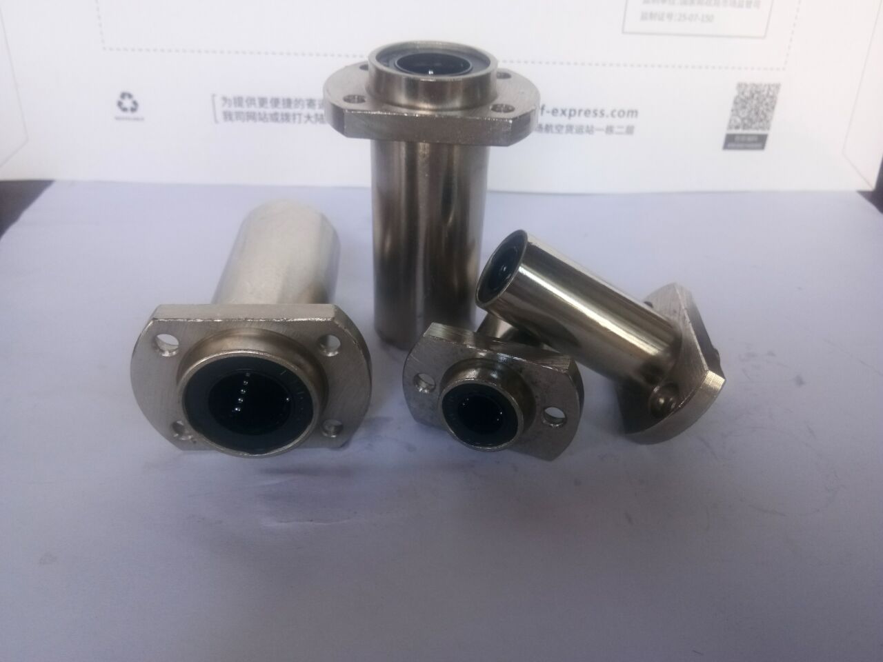 Chin-type plated straight flange bearing cutting edge straight flange LMHP8 10 12 12 20 20 25 30 35