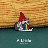 Рождественская милая японская брошь, металлический значок для пожилых людей подходит для мужчин и женщин, булавка, декор, подарок на день рождения