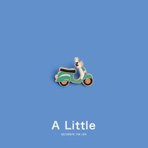 A Little beloved Little motorcycle brooch ins tide Japanese cute men and women personality badge pin bag accessories