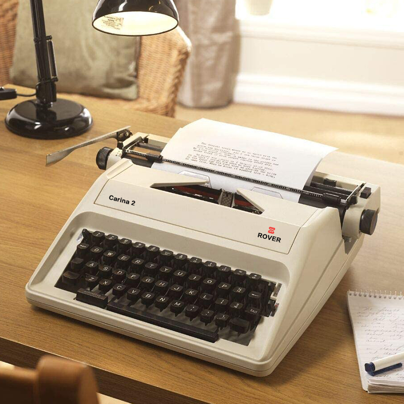 Mechanical typewriter new manufacturing limited release running fluent performance reliable retro style nostalgies