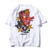 Giá đặc biệt! Nước thiện và ác nước T-shirt nam ngắn tay mùa hè Harajuku hip-hop cặp đôi tay áo sinh viên đường phố hoang dã từ bi áo thun nam  Áo phông ngắn