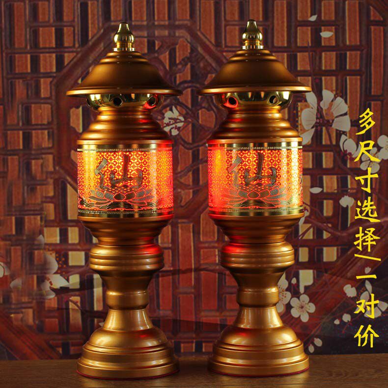 Led fairies dedicated to the lamp fairy's mouth supplies for the Buddha's former Guanyin Changming Lights and the Buddha for the table lamps and a pair of