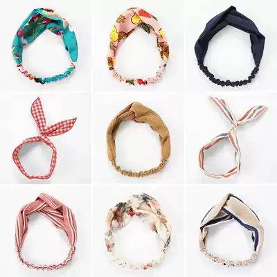 Pressure hair ring soft sister adult versatile hairband hair hoop hair band Korean style out fabric headband long hair college students