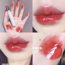 Shitia mirror water gloss lip glaze female lipstick student affordable does not fade does not touch the cup glass lip lasting white