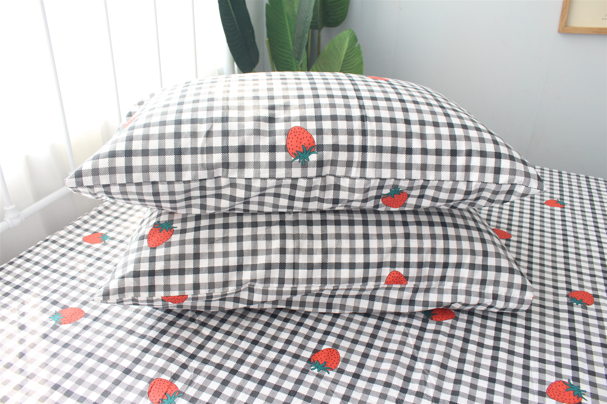Nhỏ twill bông tươi ins đơn giản mảnh duy nhất của vải bông treo lên đôi 1.2m1.5 2,0 mét Summer - Khăn trải giường bộ drap giường