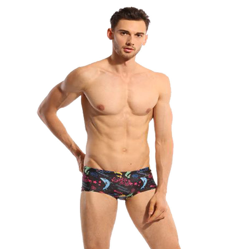 Few Floating Xiaoping Corner Swimsuit Pants Male Triangle Low Waist Professionalism Sensation Racing Men's Race Training Swim Pants