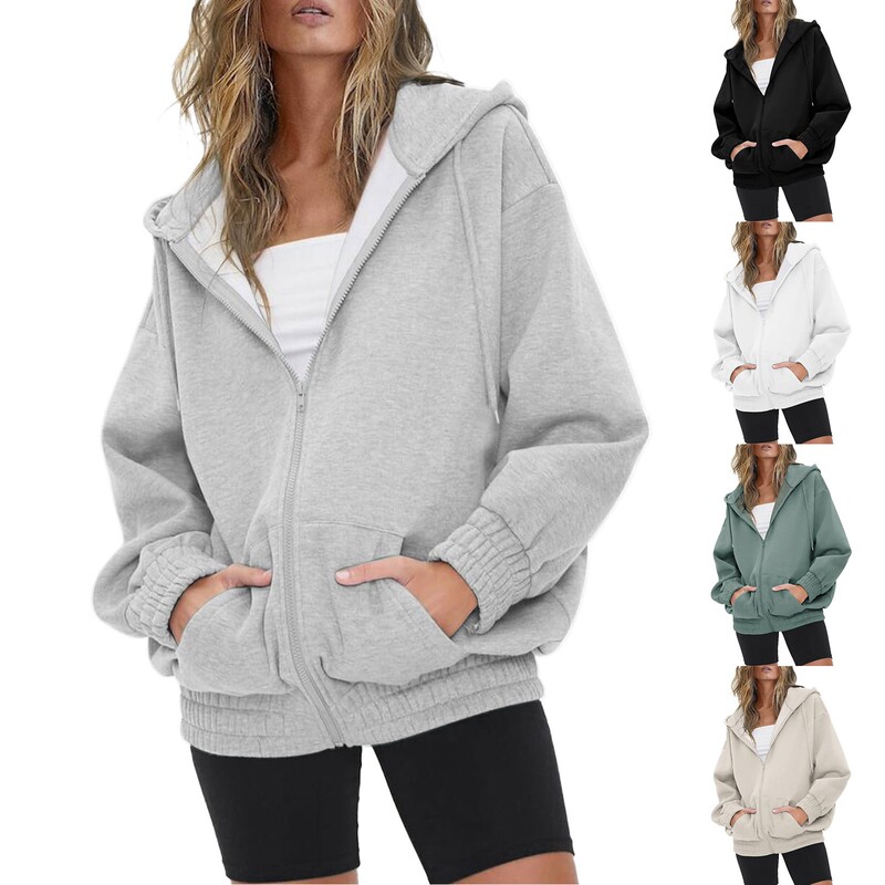 2023 Women's Hoodies Teen Girls Autumn Jackets Oversized Sweatshirts Casual Drawstring Clothes Hoodies
