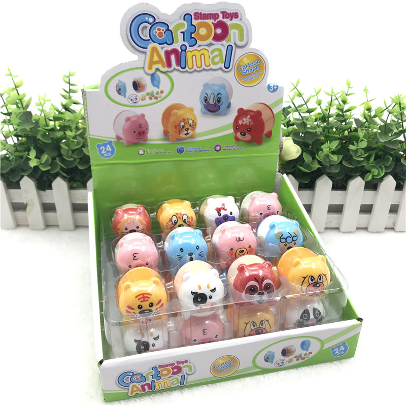 Cute cartoon seal animal shape students use printing kindergarten teacher reward children prizes six small gifts