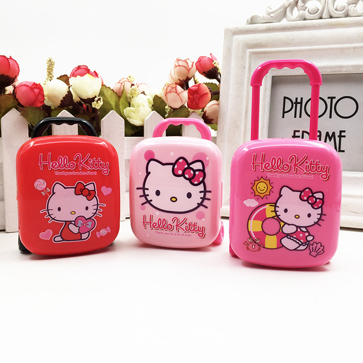 Creative stationery trolley bag shape eraser children primary school students prizes Christmas gift kindergarten encouragement gift