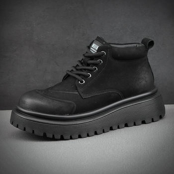 Martin boots thick sole work boots british style short boots