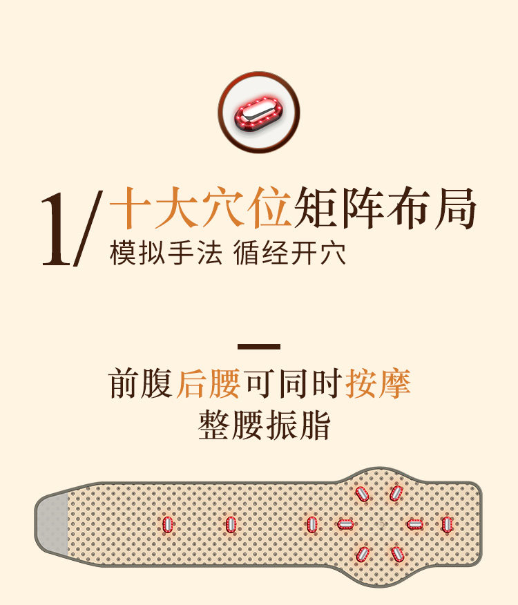 Мини-Массажер 扶元瘦腰腰带瘦肚子神器减肥燃脂减赘肉瘦肚子减小腹热敷震脂带 Phu Nguyen 1