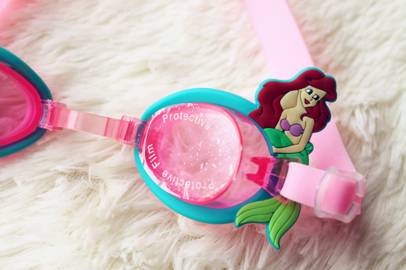 Kính mắt trẻ em Cô gái kính bơi hoạt hình Công chúa Kính râm Mickey Minni Kính chống sương mù chống nước kính bơi arena