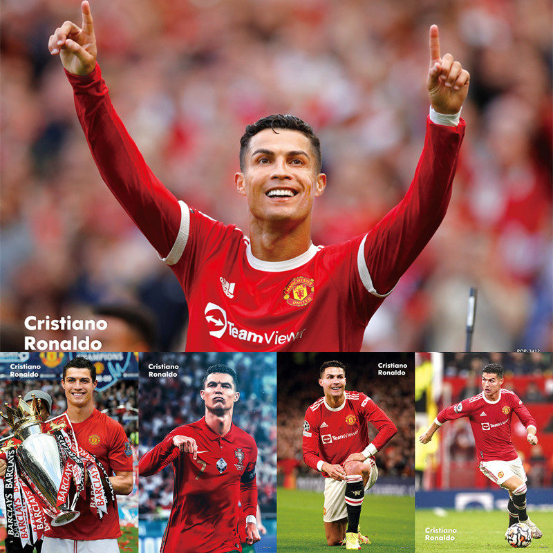 C Roman United Poster Wall Sticker Portuguese Football Surrounding Fan Souvenirs Dormitory Decorated HD Wall Painting