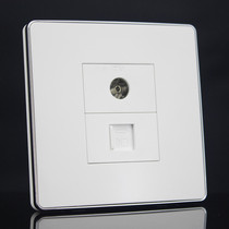 Silver edge 86 type computer TV panel computer TV socket network TV TV socket network TV