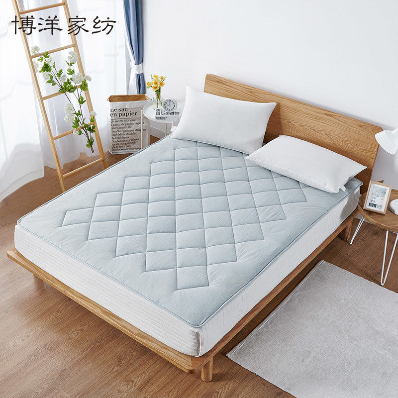 Boyang home textile linen bedding washable pad quilt double 1 8m bed foldable breathable non-slip mattress