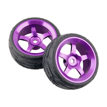 1:10 road tire racing metal aluminum alloy wheels Sakura D3 D4 HSP unlimited flat running tires