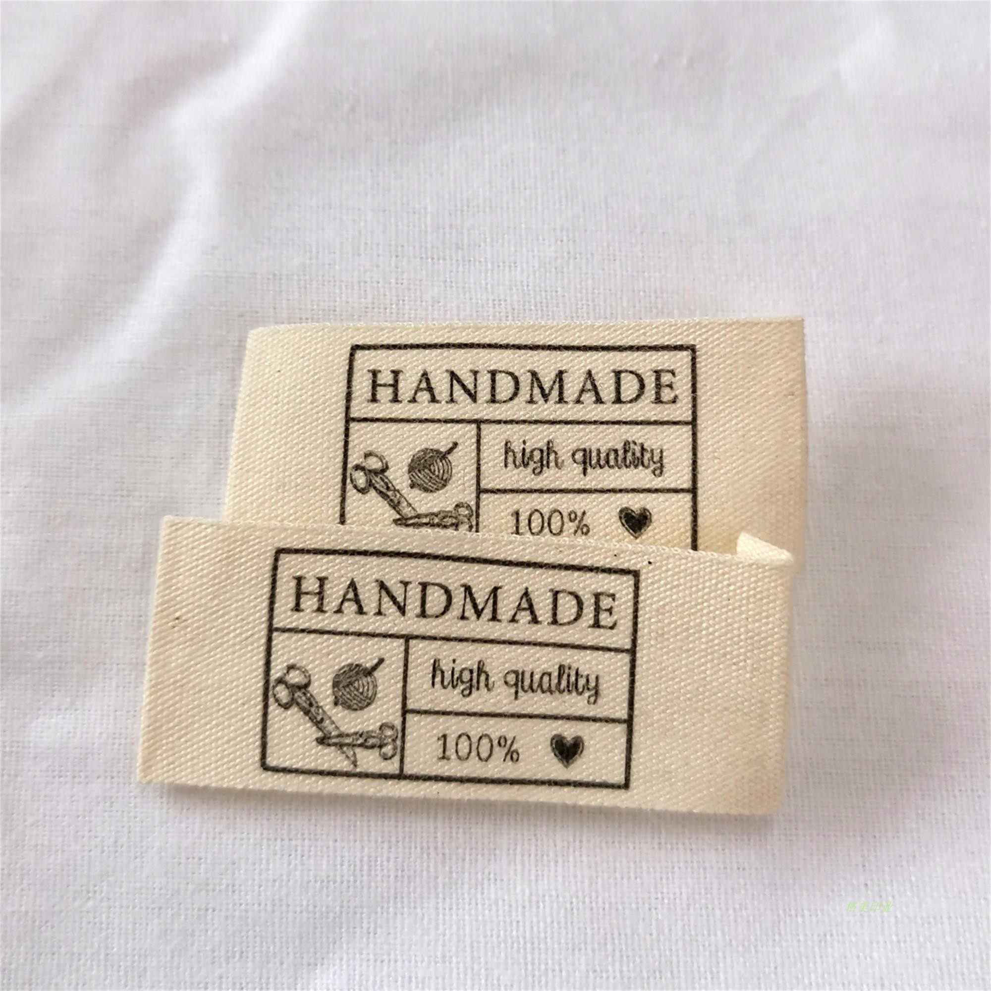 handmade布标纯棉领标商标，DIY童装必备？🌟深度解读-印唛/织唛-淘宝好物网