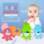 Bé teether bé silicone làm dịu nhai phim hoạt hình răng hàm que luộc răng hàm - Gutta-percha / Toothbrsuh / Kem đánh răng túi nhai chống hóc GB