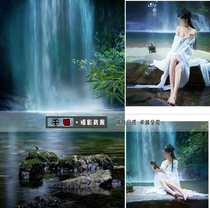 New photo studio plate womens square costume photo theme background photography background cloth Bamboo Girl quiet quiet