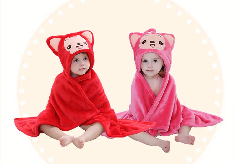 Cape pour fille en flanelle - Ref 2156219 Image 6