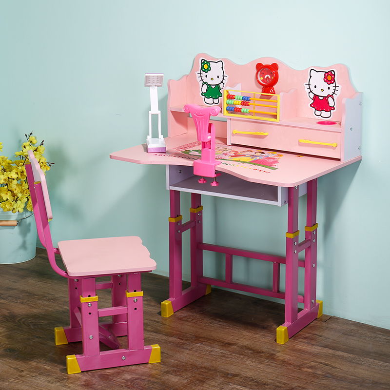 child's writing desk and chair