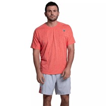 KSwiss Mens Heather Short Sleeve Tennis Top KMT62-888F24