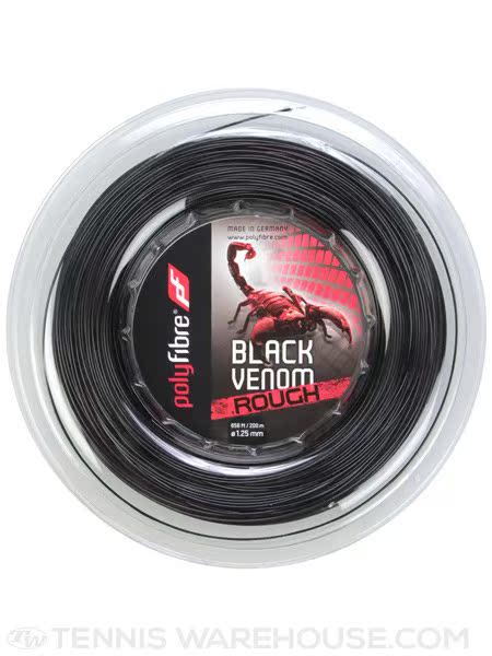 Polyfibre Black Venom Rough 16L 1 25 String Reel
