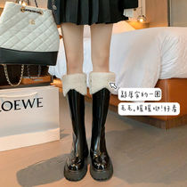 Miss Morning 2022 is a lean boot in autumn and winter ~ knock on the texture warm thick bottom increase the snow fur boots