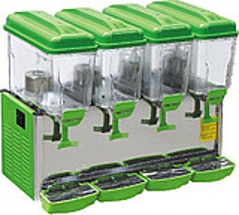 12L four-cylinder hot and cold fruit juicer stirring the spraying type milk tea machine cold drinking machine drinking machine