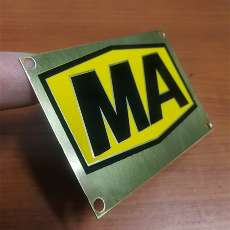 MA Coal Angel Signage Stainless Steel Signage Customized Aluminum Name Brand Processing Corrosion Engraving Bronze Coal Mining Equipment Silk Mark