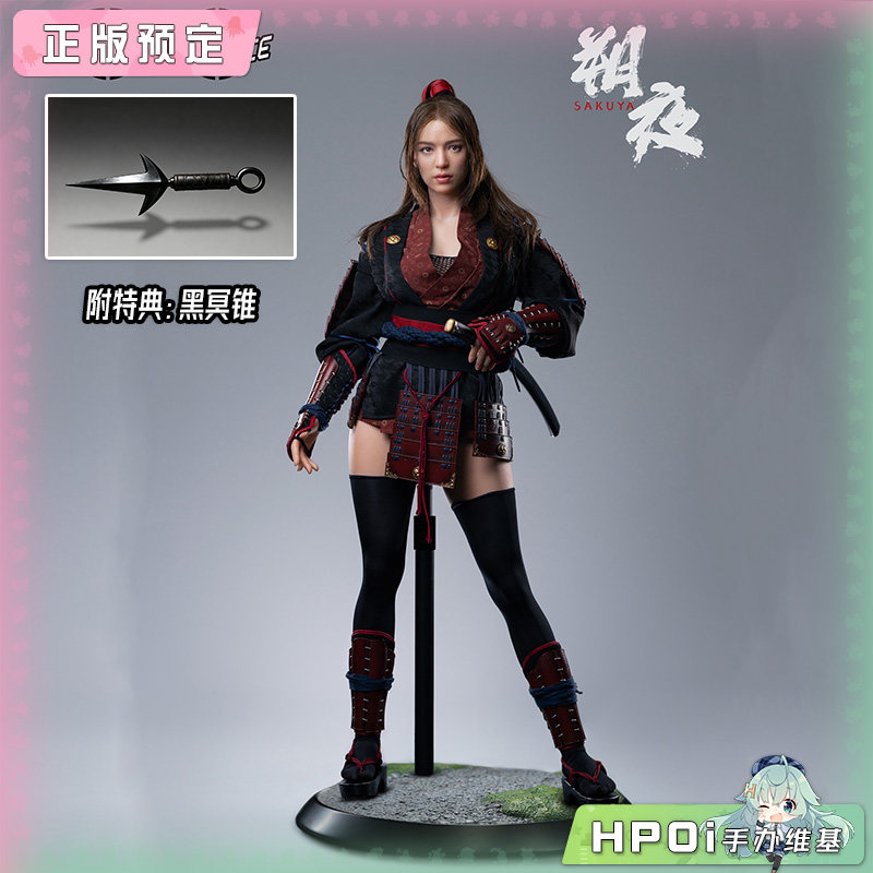 开天工作室 AngelForce 硅胶可动系列 朔夜黑色 手办
