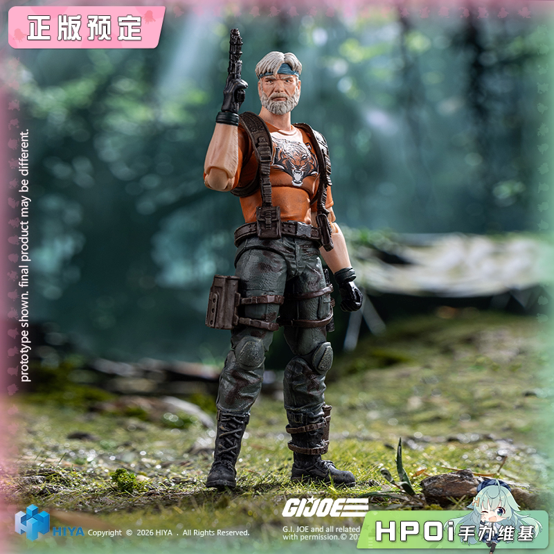 HIYA 海雅 1/18 特种部队 内陆 老虎力量版 可动手办