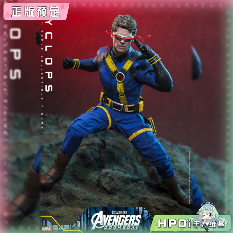 HOTTOYS 1/6 复仇者联盟5：毁灭之日 镭射眼 手办