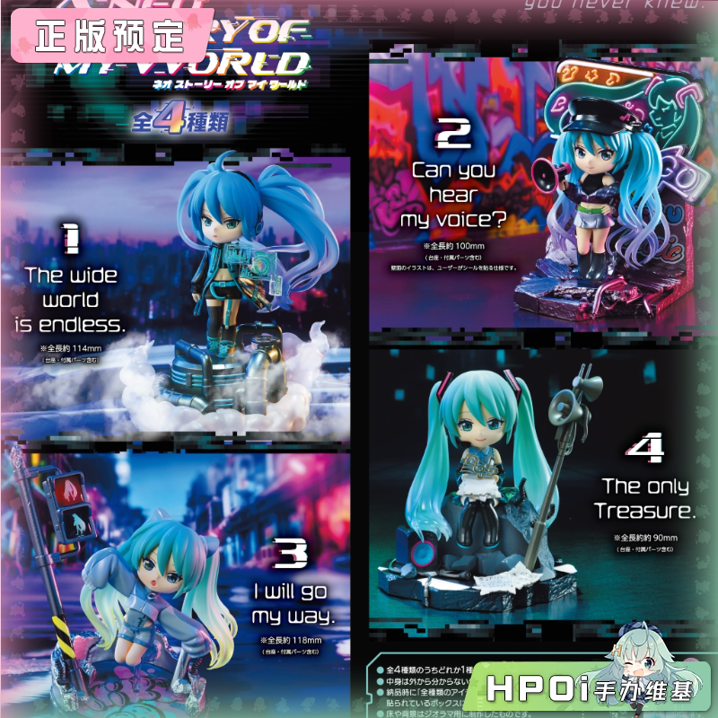 RE-MENT miku 初音未来A NEO STORY OF MY WOLRD手办