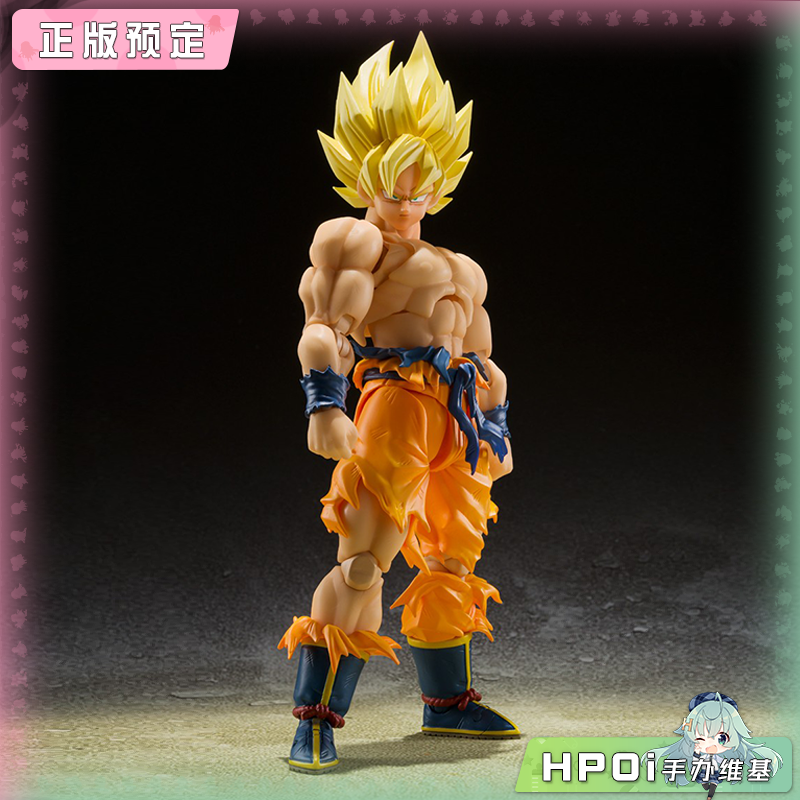 万代 SHF 龙珠Z 传说中的超级赛亚人孙悟空 可动手办