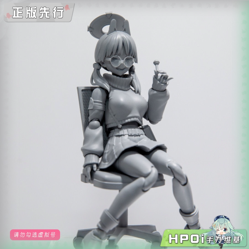 蔚蓝档案 海洋堂 转轮科技 萌绘 机娘 可动手办