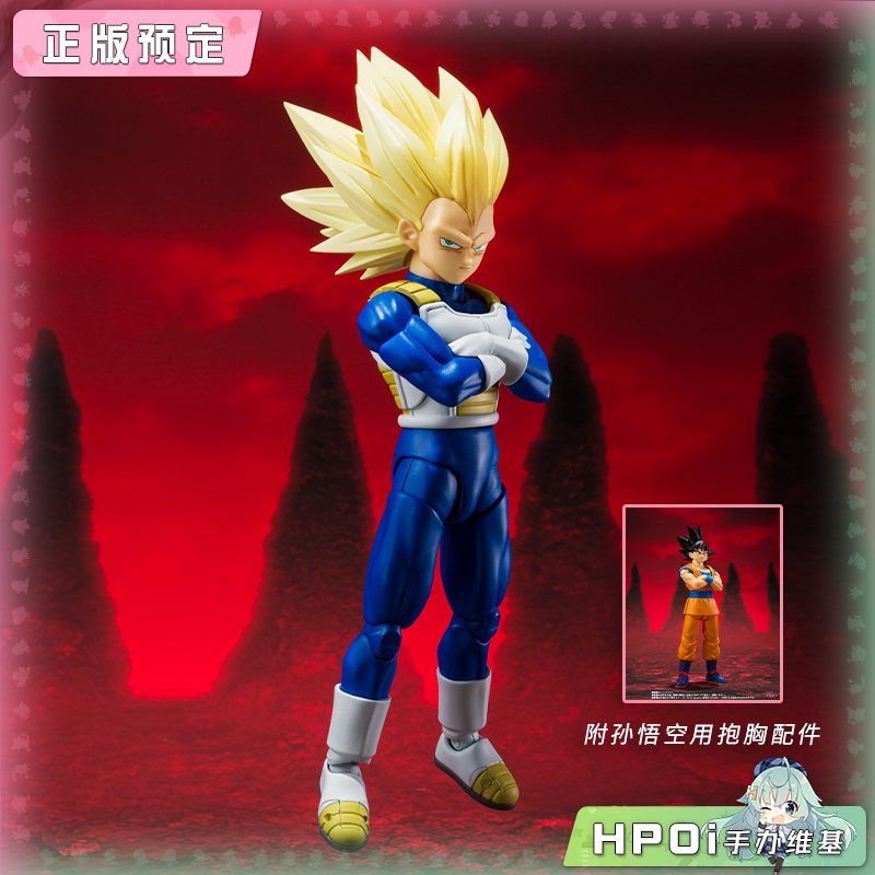 万代 SHF 龙珠 超级赛亚人3 贝吉塔 大魔 可动手办